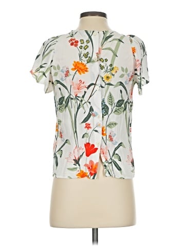 Ann Taylor LOFT Short Sleeve Blouse (view 2)