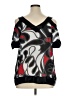 Ashley Stewart Black Short Sleeve Blouse Size 14 - photo 2