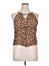 rue21 100% Polyester Brown Sleeveless Blouse Size XL - photo 1