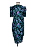Dan Howard Maternities 100% Rayon Print Blue Casual Dress Size M - photo 2