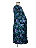 Dan Howard Maternities 100% Rayon Print Blue Casual Dress Size M - photo 4