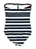 MICHAEL Michael Kors Stripes Blue One Piece Swimsuit Size 10 - photo 2