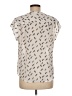 Fun2Fun 100% Polyester Ivory Short Sleeve Blouse Size M - photo 2