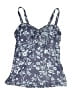 Motherhood Floral Blue Swimsuit Top Size Med Maternity - photo 1