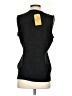 CAbi 100% Lambswool Argyle Black Sweater Vest Size S - photo 2