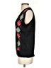 CAbi 100% Lambswool Argyle Black Sweater Vest Size S - photo 5