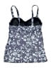 Motherhood Floral Blue Swimsuit Top Size Med Maternity - photo 2