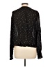 Bella Dahl 100% Rayon Stars Black Long Sleeve Blouse Size L - photo 2