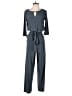 Emma & Michele Solid Gray Jumpsuit Size S - photo 1