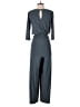 Emma & Michele Solid Gray Jumpsuit Size S - photo 2