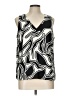 Nine West 100% Polyester Ivory Sleeveless Blouse Size L - photo 1