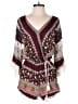 Umgee Paisley Burgundy Romper Size S - photo 1