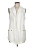 Chico's Ivory Sleeveless Button-Down Shirt Size Med (1) - photo 1