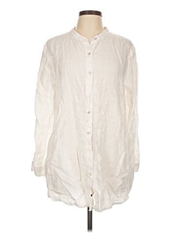 Eileen Fisher Long Sleeve Button-Down Shirt (view 1)