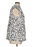 Angashion Animal Print Silver Sleeveless Blouse Size XL - photo 4