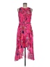 Taylor 100% Polyester Floral Pink Cocktail Dress Size 6 - photo 1