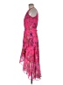 Taylor 100% Polyester Floral Pink Cocktail Dress Size 6 - photo 5