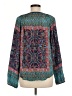 Tolani Teal Long Sleeve Blouse Size M - photo 2