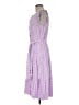 Talbots 100% Viscose Floral Pink Purple Casual Dress Size 8 Petite - photo 5