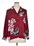 Rafaella 100% Polyester Burgundy Long Sleeve Blouse Size 1X - photo 1