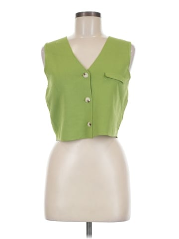 Le Lis Sleeveless Button-Down Shirt (view 1)