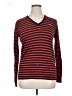 Lacoste Stripes Red Pullover Sweater Size EU 46 / US 16 - photo 1