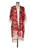 Charlotte Russe 100% Polyester Red Kimono Size M - photo 1