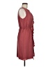 Zara Basic 100% Polyester Solid Burgundy Cocktail Dress Size M - photo 4