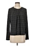 Adrianna Papell Black Long Sleeve Blouse Size S - photo 1