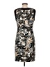 Connected Apparel Graphic Black Cocktail Dress Size 10 - photo 2