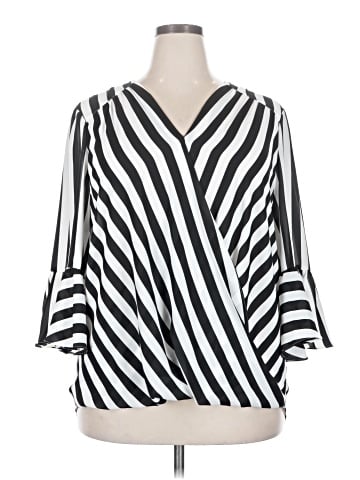 INC International Concepts 3/4 Sleeve Blouse (view 1)