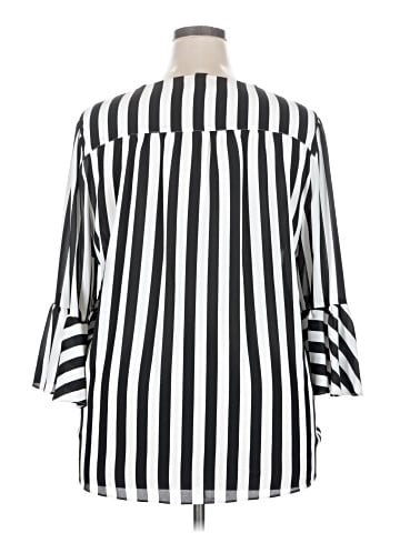 INC International Concepts 3/4 Sleeve Blouse (view 2)