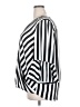 INC International Concepts 100% Polyester Stripes Black Silver 3/4 Sleeve Blouse Size 2X - photo 5