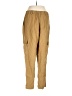 Nine West Solid Tan Cargo Pants Size L - photo 2