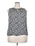 Croft & Barrow 100% Rayon Silver Sleeveless Blouse Size XXL - photo 1