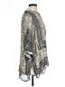 Lucky Brand Silver 3/4 Sleeve Blouse Size L - photo 4