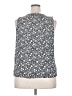 Croft & Barrow 100% Rayon Silver Sleeveless Blouse Size XXL - photo 2