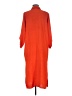 Time to Bloom 100% Polyester Orange Casual Dress Size M - photo 2