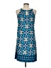 Just... Taylor Print Blue Casual Dress Size 6 - photo 2
