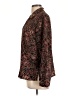 DonnKenny Classics 100% Polyester Paisley Burgundy Long Sleeve Blouse Size L (estimated) - photo 5