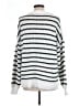 Pink Clover 100% Polyester Stripes White Pullover Sweater Size L - photo 2