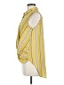 Charming Charlie Stripes Yellow Sleeveless Blouse Size M - photo 5