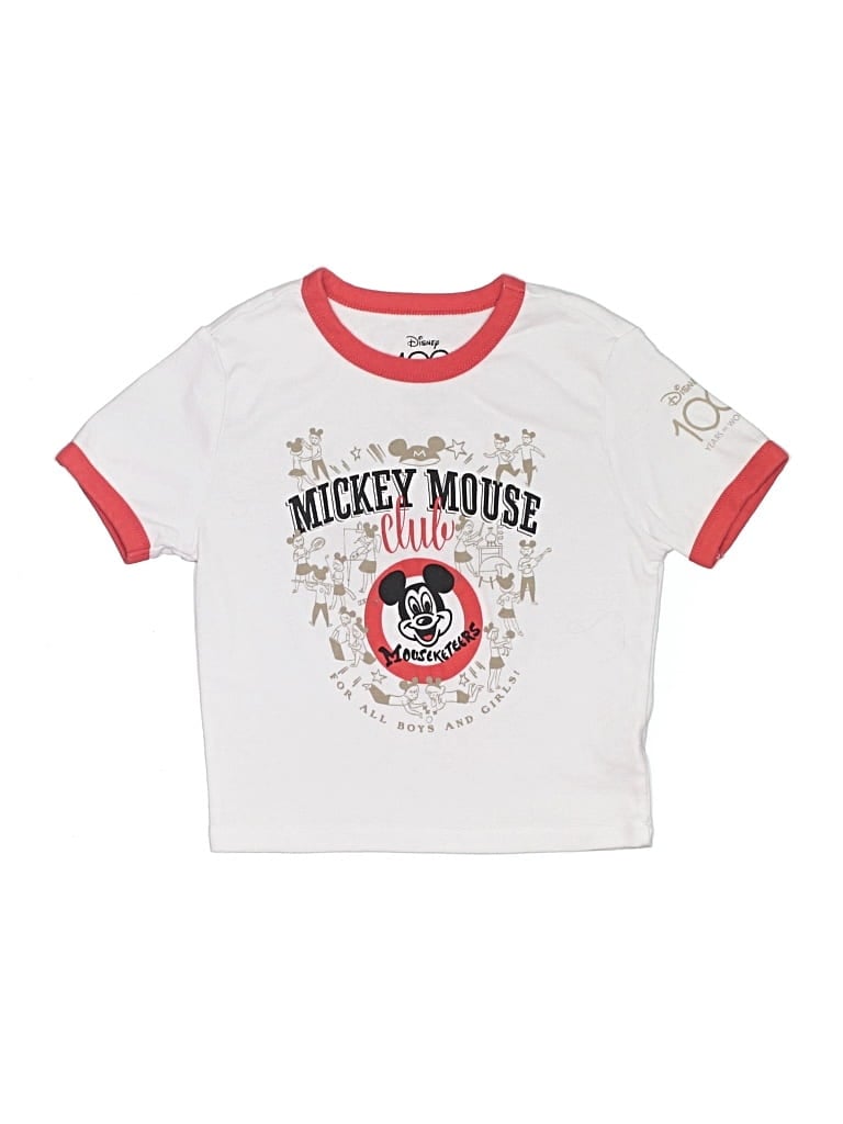 Pre-owned Disney Kids' Short Sleeve T-shirt In Ivory