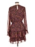Bar III 100% Polyester Animal Print Brown Casual Dress Size L - photo 2