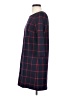 MNG Plaid Blue Casual Dress Size XS - photo 5