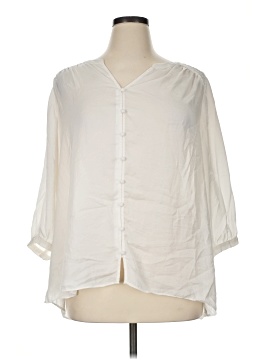Rose + Olive 3/4 Sleeve Button Down Shirt