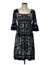 Trulli Paisley Blue Casual Dress Size 10 - photo 1
