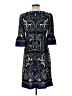 Trulli Paisley Blue Casual Dress Size 10 - photo 2