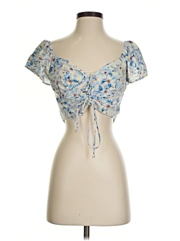 American Eagle Outfitters Short Sleeve Blouse (view 1)
