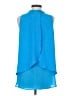 Bellatrix 100% Polyester Blue Sleeveless Blouse Size S - photo 2